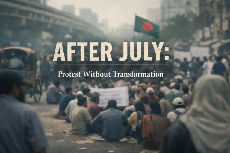 After July: Permanent Demand, Fragile Civil Society, and the Return of the Mob