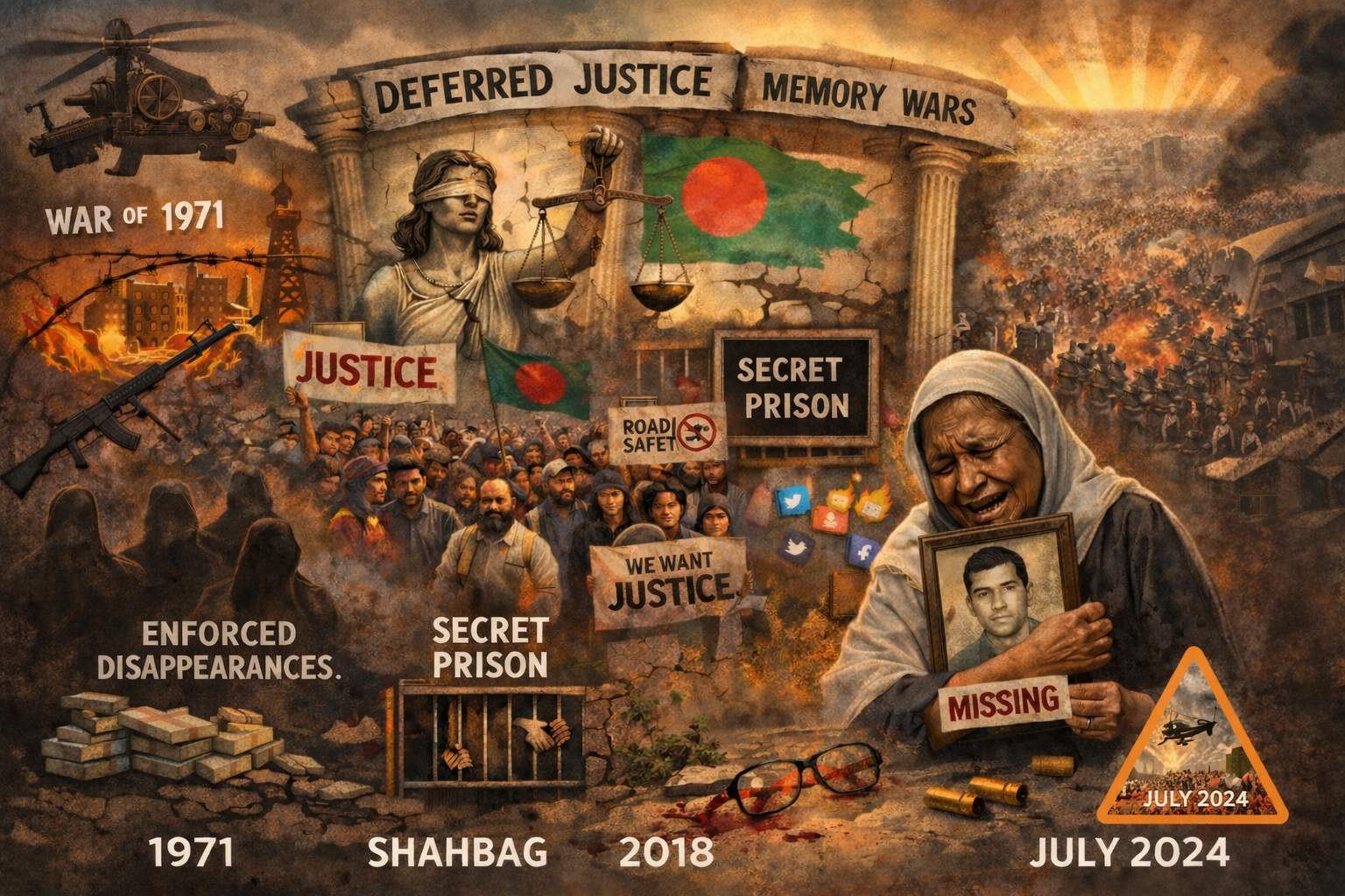 Collective grief and unresolved political violence in Bangladesh from 1971 to July 2024