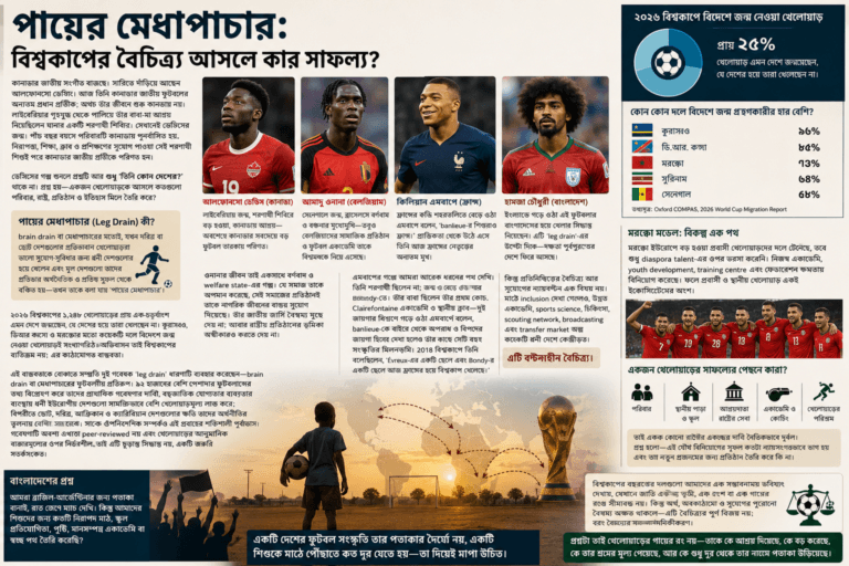 পায়ের মেধাপাচার: বিশ্বকাপের বৈচিত্র্য আসলে কার সাফল্য?